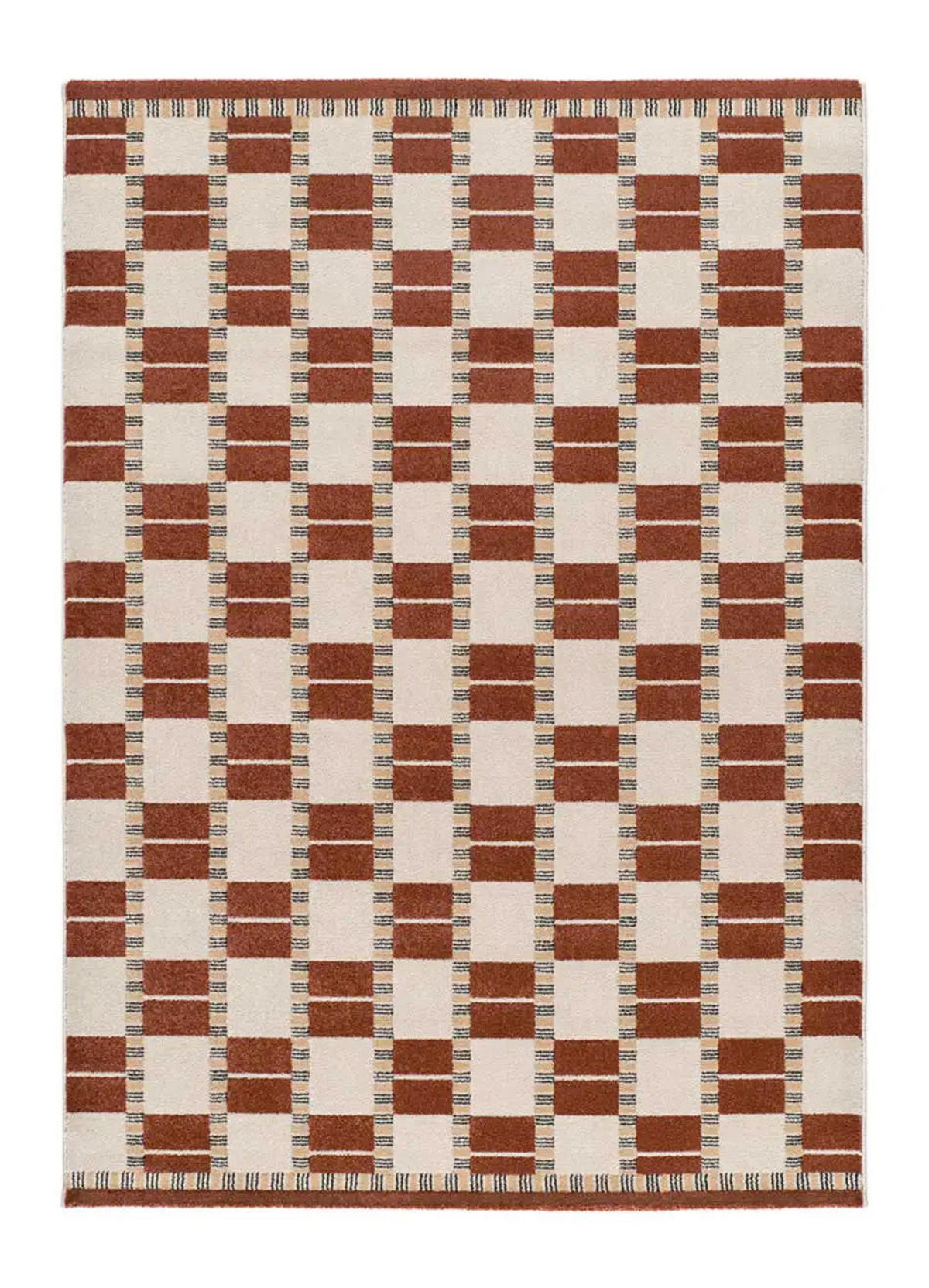 KURZFLORTEPPICH Kupfer / Beige Astra 160/230 cm - Beige/Kupferfarben, Naturmaterialien/Textil (160/230cm) - Atticgo