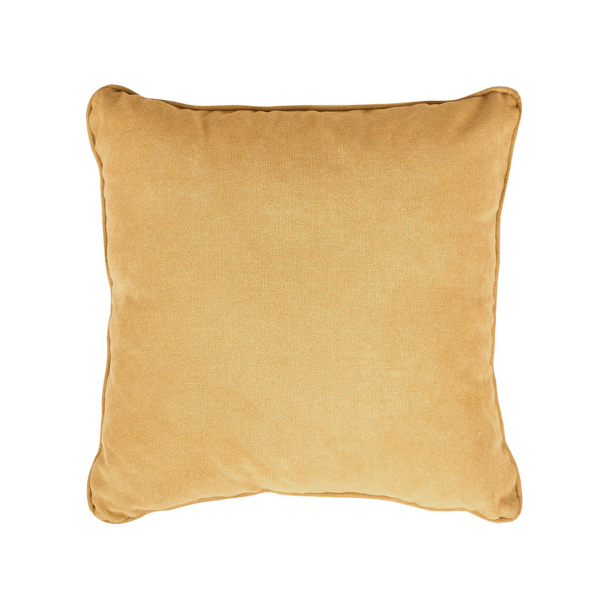 2 SZEMÉLYES KANAPÉ Szövet Mustársárga Habo - világosbarna, textil (176/78/72cm) - Beliani