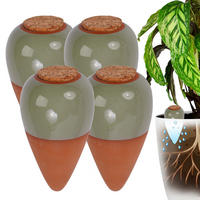 ZAVLAŽOVAČ Šalviová 4-dielny-set - viacfarebná, prírodné materiály/keramika (8/16/8cm) - Relaxdays