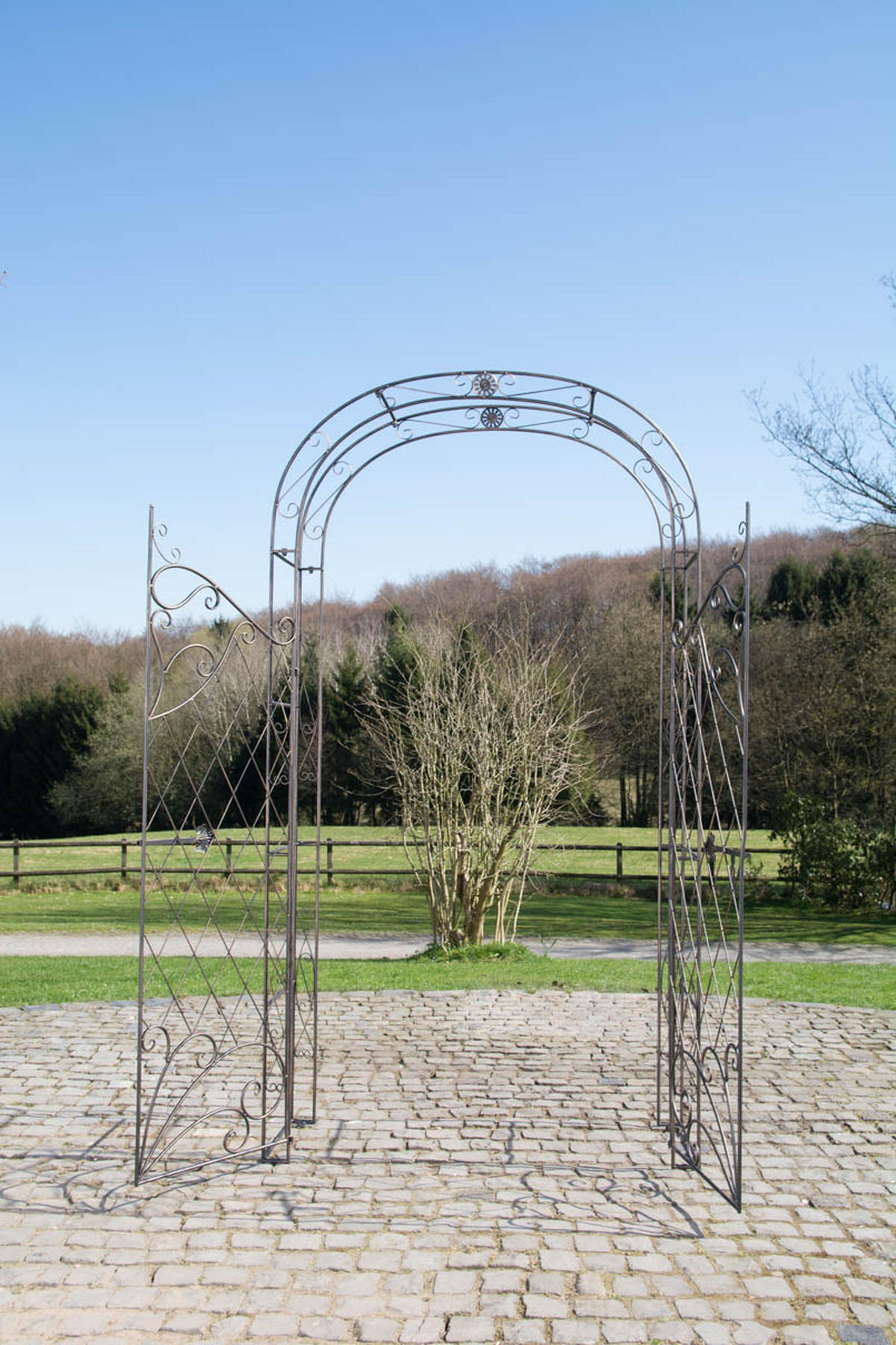 ROSENBOGEN Metall Bronze - Bronzefarben, Metall (120/220/40cm) - CLP