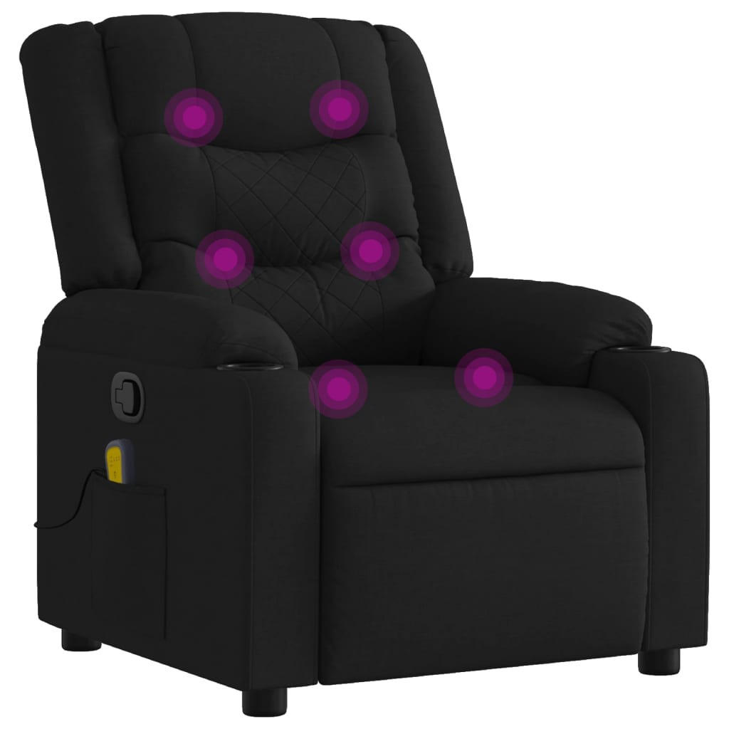 MASSAGESESSEL Maione - Schwarz, Metall (77/149.5/79cm) - Nettlife