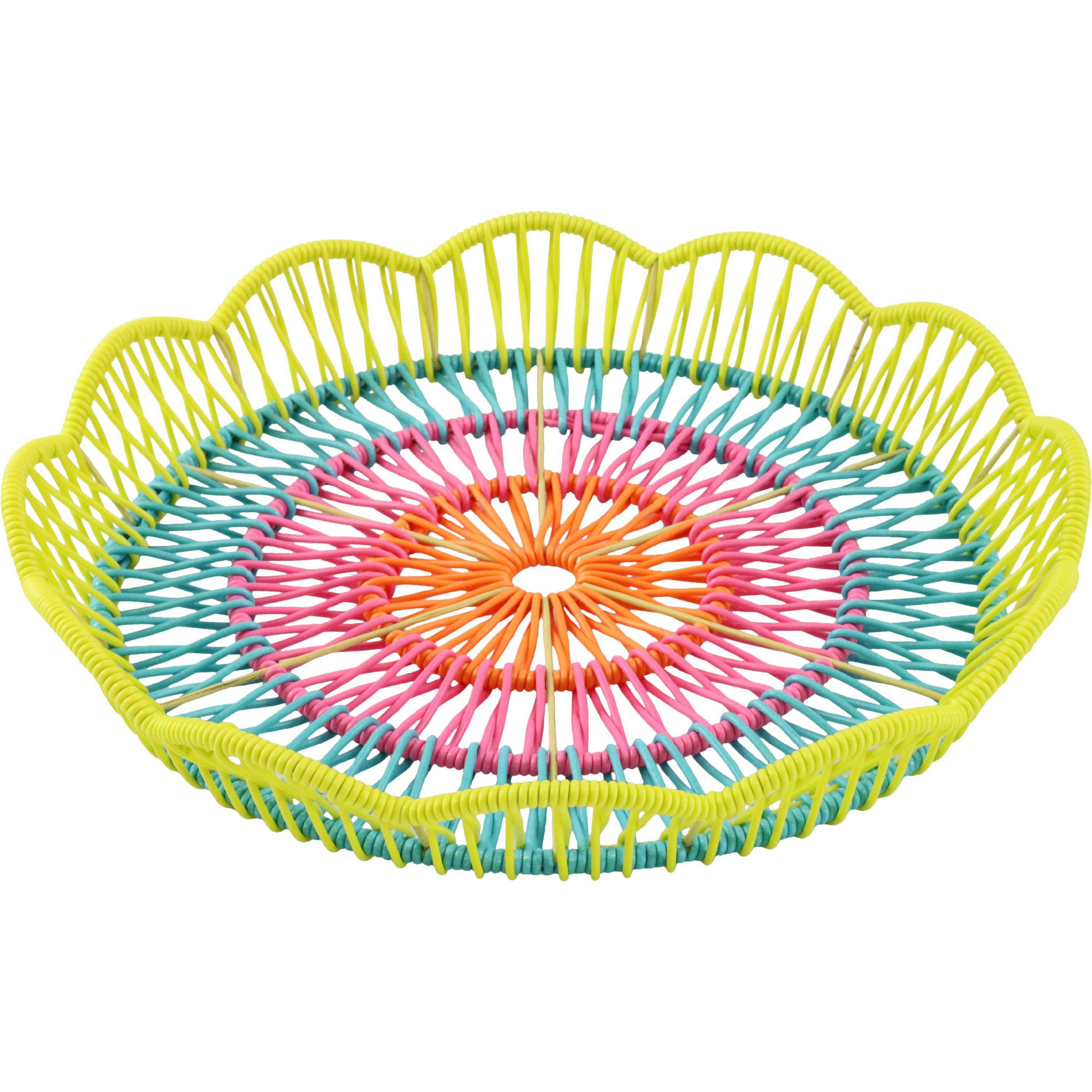 DEKOSCHALE Color Twist 32/32/5 cm - Multicolor, Metall (32/5cm) - FURNARO