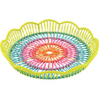 DEKOSCHALE Color Twist 32/32/5 cm - Multicolor, Metall (32/5cm) - FURNARO
