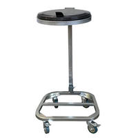 ROLLBARER Müllsackständer mit 4 Rollen verzinkt - Silberfarben, Metall (40/100/40cm) - QUICK STAR