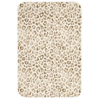 KOPALNIŠKA PREPROGA Leopard 60x90 cm - svetlo rjava, umetna masa/tekstil (60/90cm) - OnlyWow