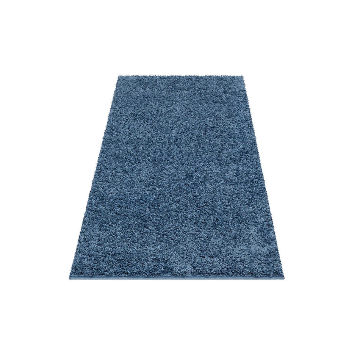 HOCHFLOR-TEPPICH City Shaggy 500 Blau 80x150 cm - Blau, Textil (80/150cm) - carpet city