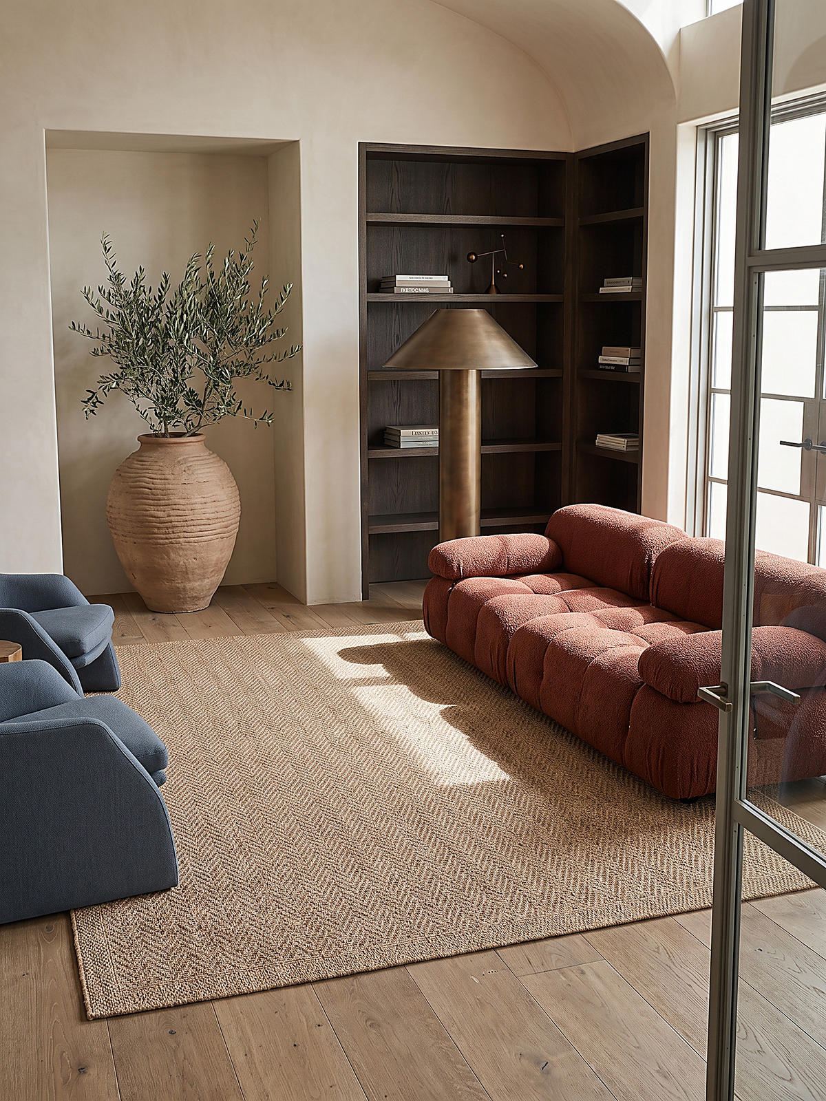 FLACHWEBTEPPICH Geometrisch CORDEV Polypropylen Natur 240 x 340 cm - Beige, Textil (240/340cm) - KADIMA DESIGN
