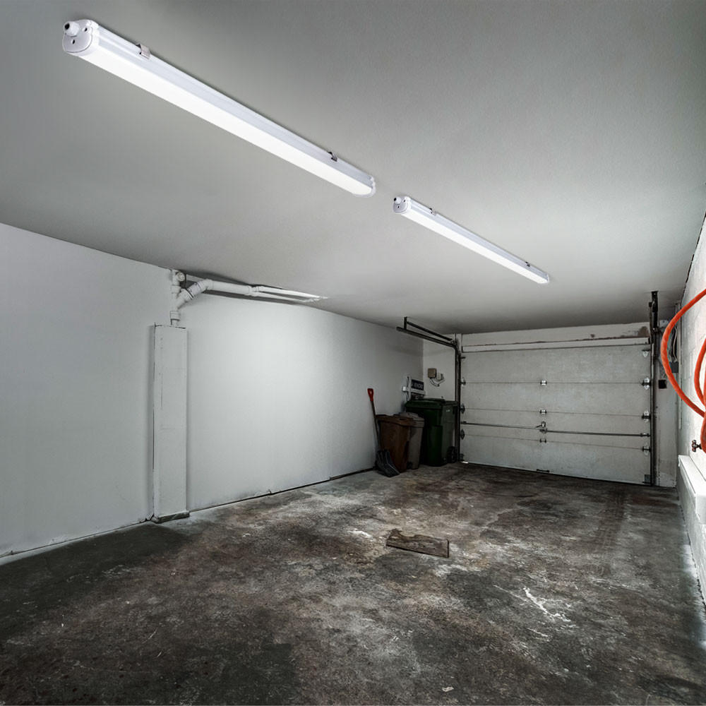 LED DECKENLEUCHTE Weiß modern 2er Set - Weiß, Kunststoff (150/6.8/5.9cm)
