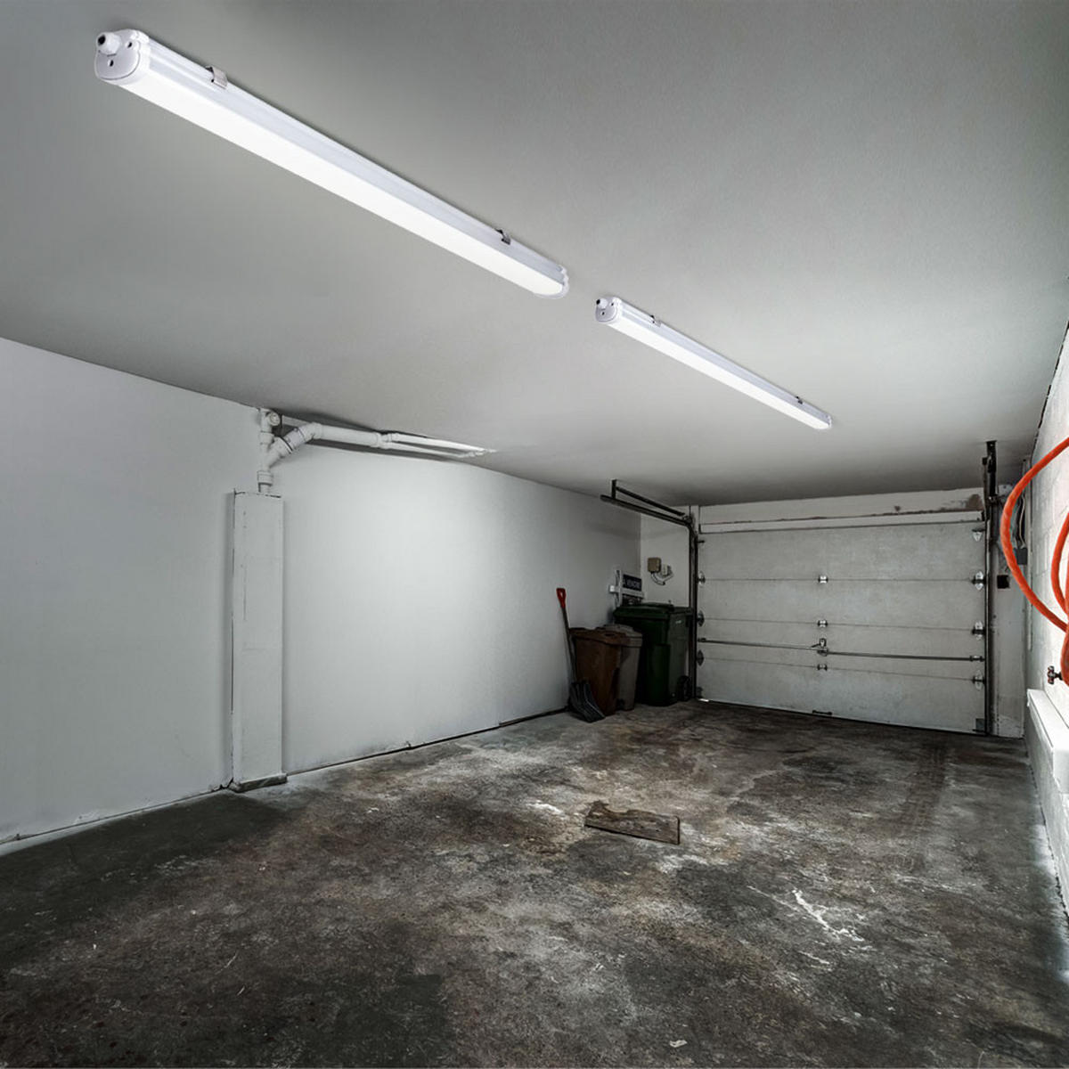 LED DECKENLEUCHTE Weiß Modern - Weiß, Kunststoff (150/6.8/5.9cm)