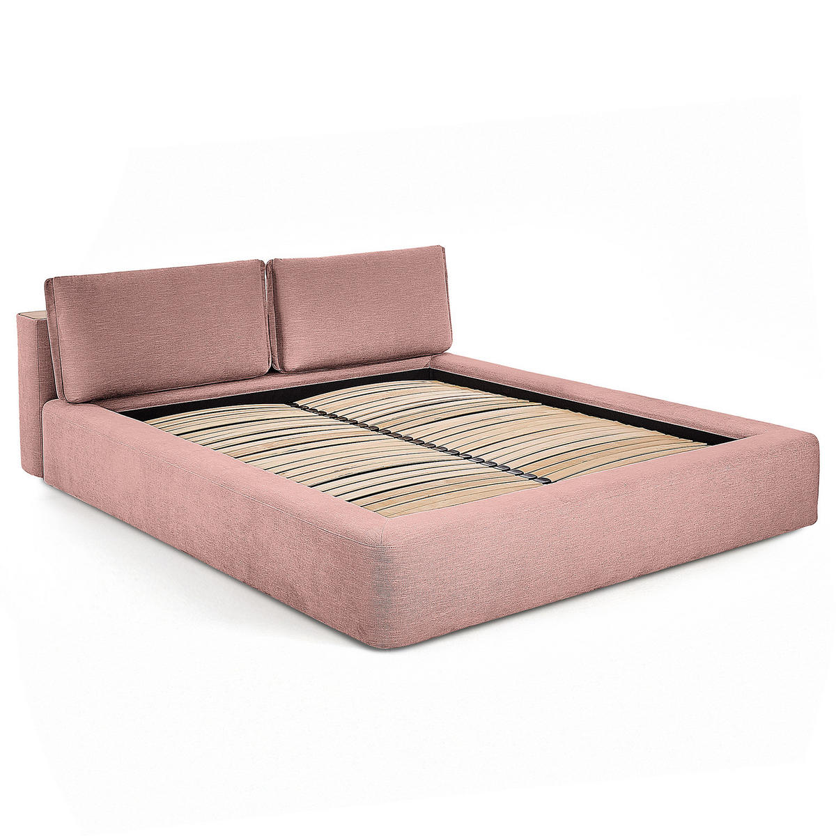 POLSTERBETT - Mauve, Textil (140/200cm) - home24