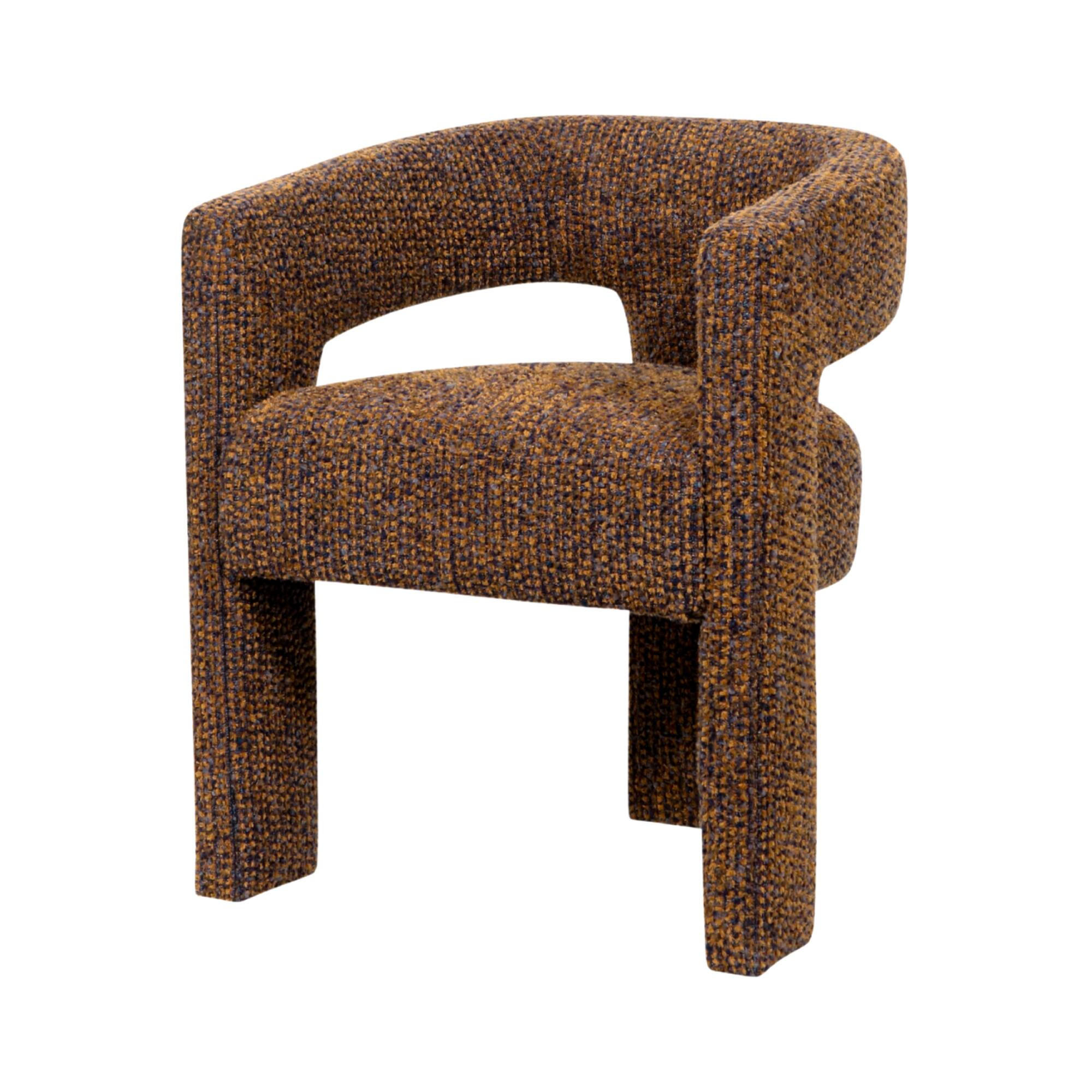 ESSZIMMERSTUHL LEITH Braun 62x58x75 cm - Braun, Textil (62/75/58cm) - FURNLUX