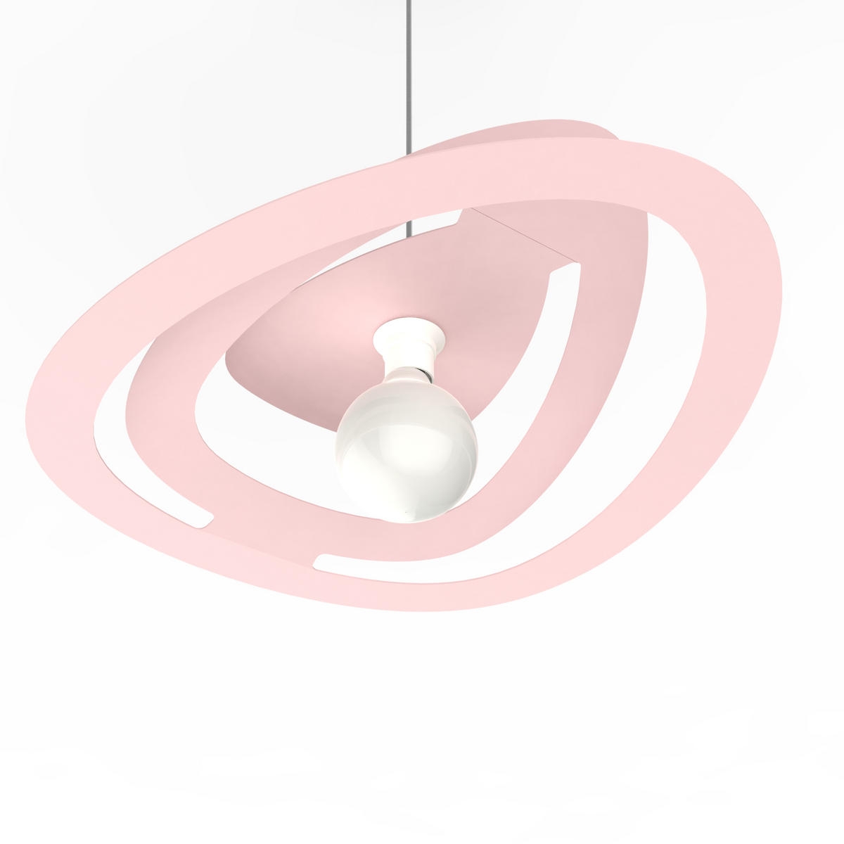 HÄNGELEUCHTE - Pink, Metall (51/60/11cm) - Lumicom