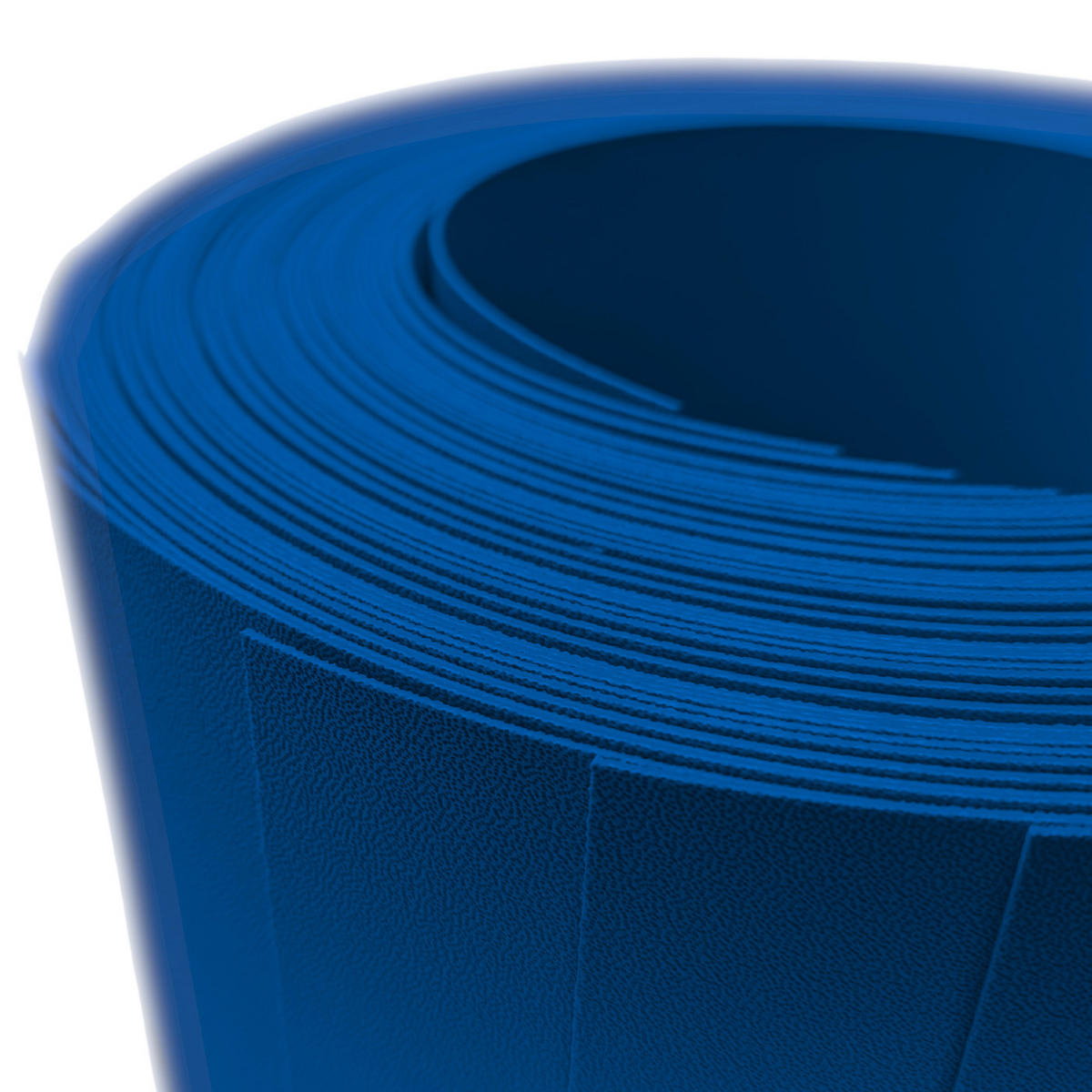 SICHTSCHUTZSTREIFEN PP Sichtschutzstreifen Doppelstabzaun Enzianblau,10x 2,55m - Blau, Kunststoff (2550/19cm) - ZAUN|ZU