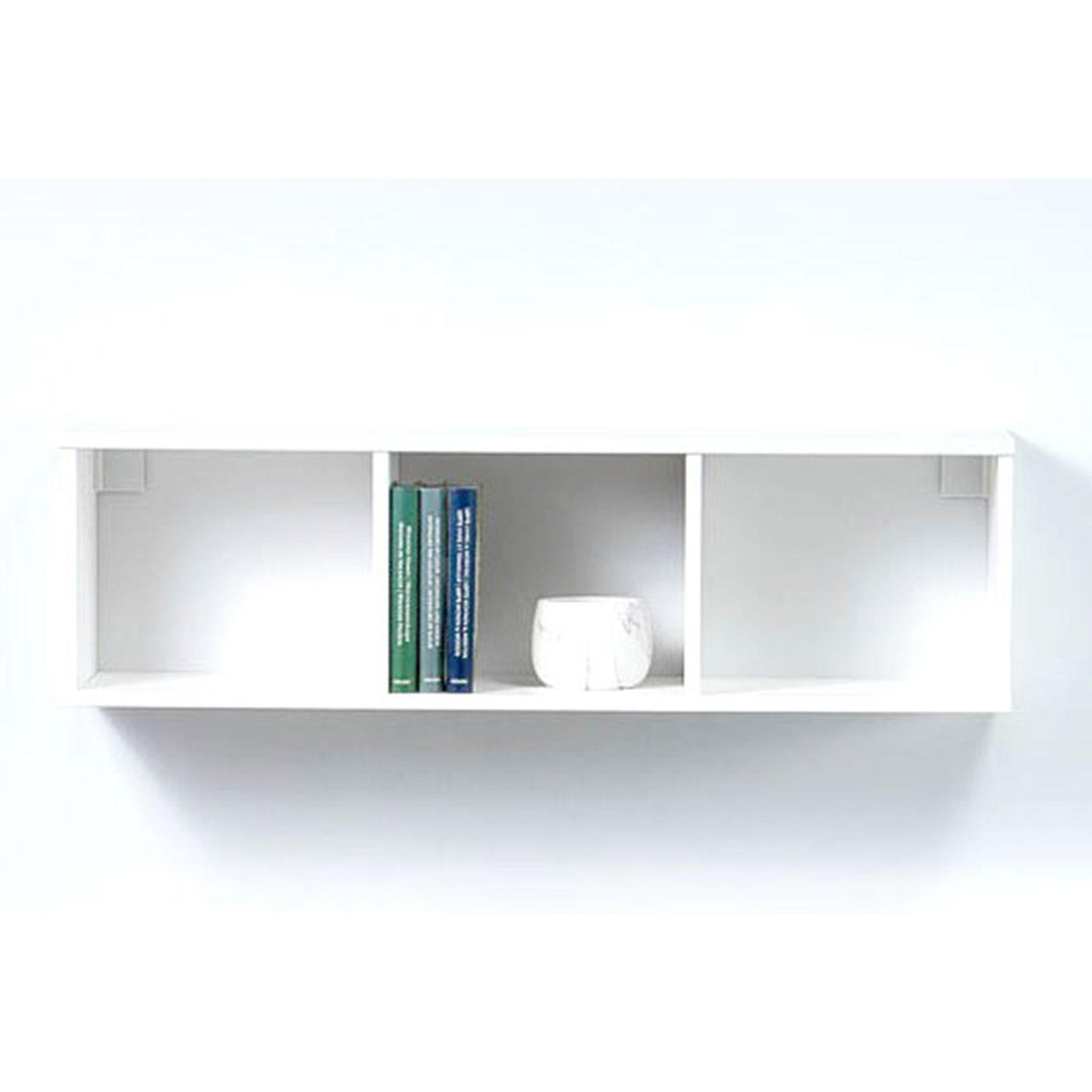 WANDREGAL Massivholz 25/88/24 cm - Weiß, Holz (88/24/25cm) - hagge home