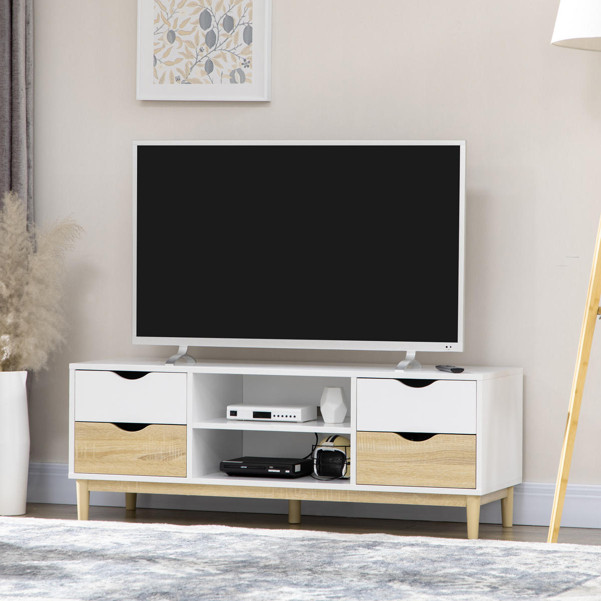 TV-MÖBEL Multicolor 1 Stück - Multicolor, Holzwerkstoff (120/44.5/40cm) - GiPP