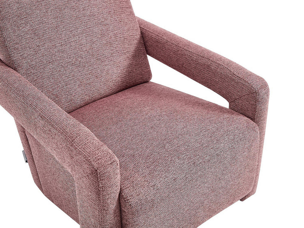 SESSEL mit gerader Rückenlehne - 1 -Sitzer - Polyester - rosa - ISPARTA - Pink, Textil (65/71/83cm) - Vente-Unique