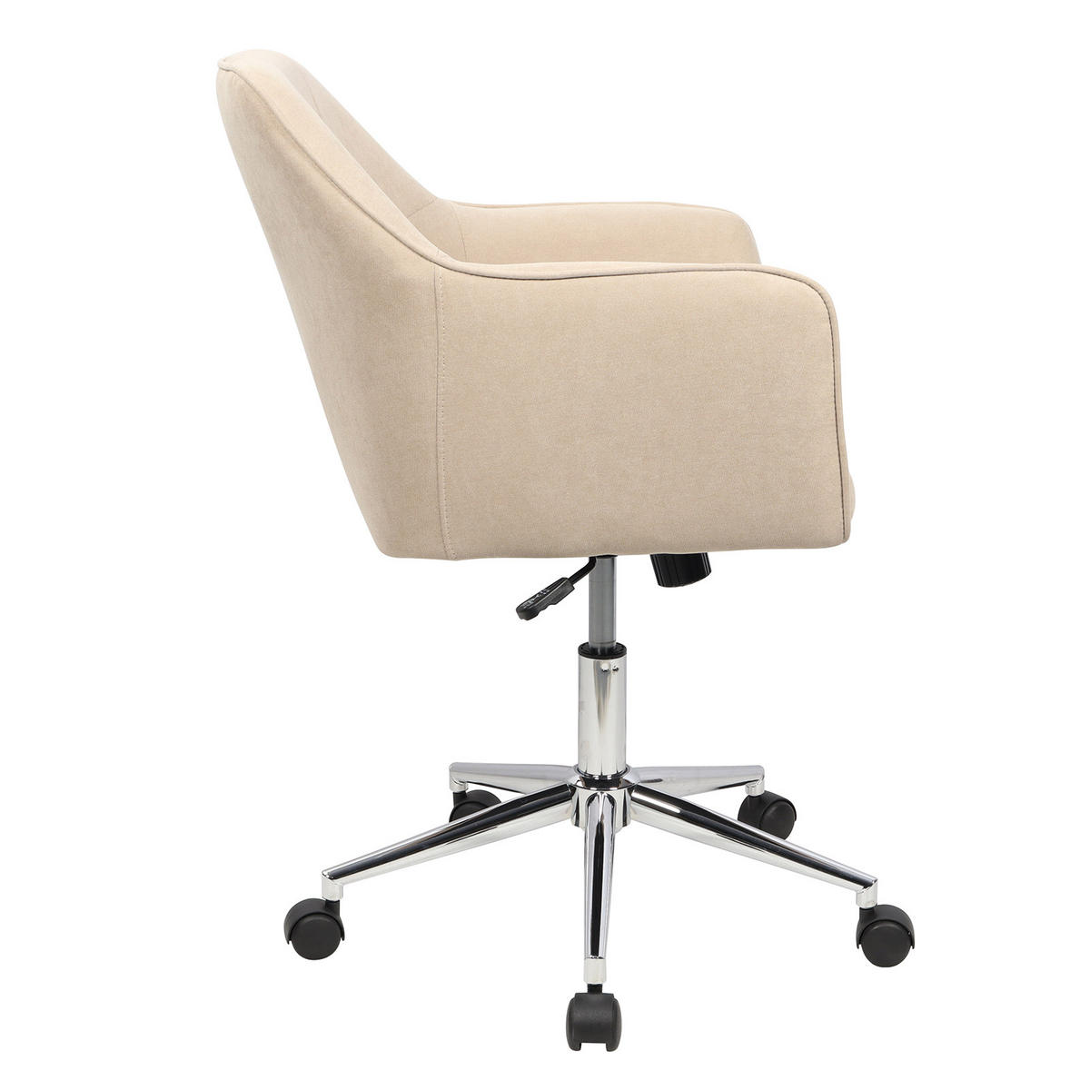 DREHSTUHL JAKE Stoffbezug beige - Beige, Textil (61/95/57cm) - SVITA
