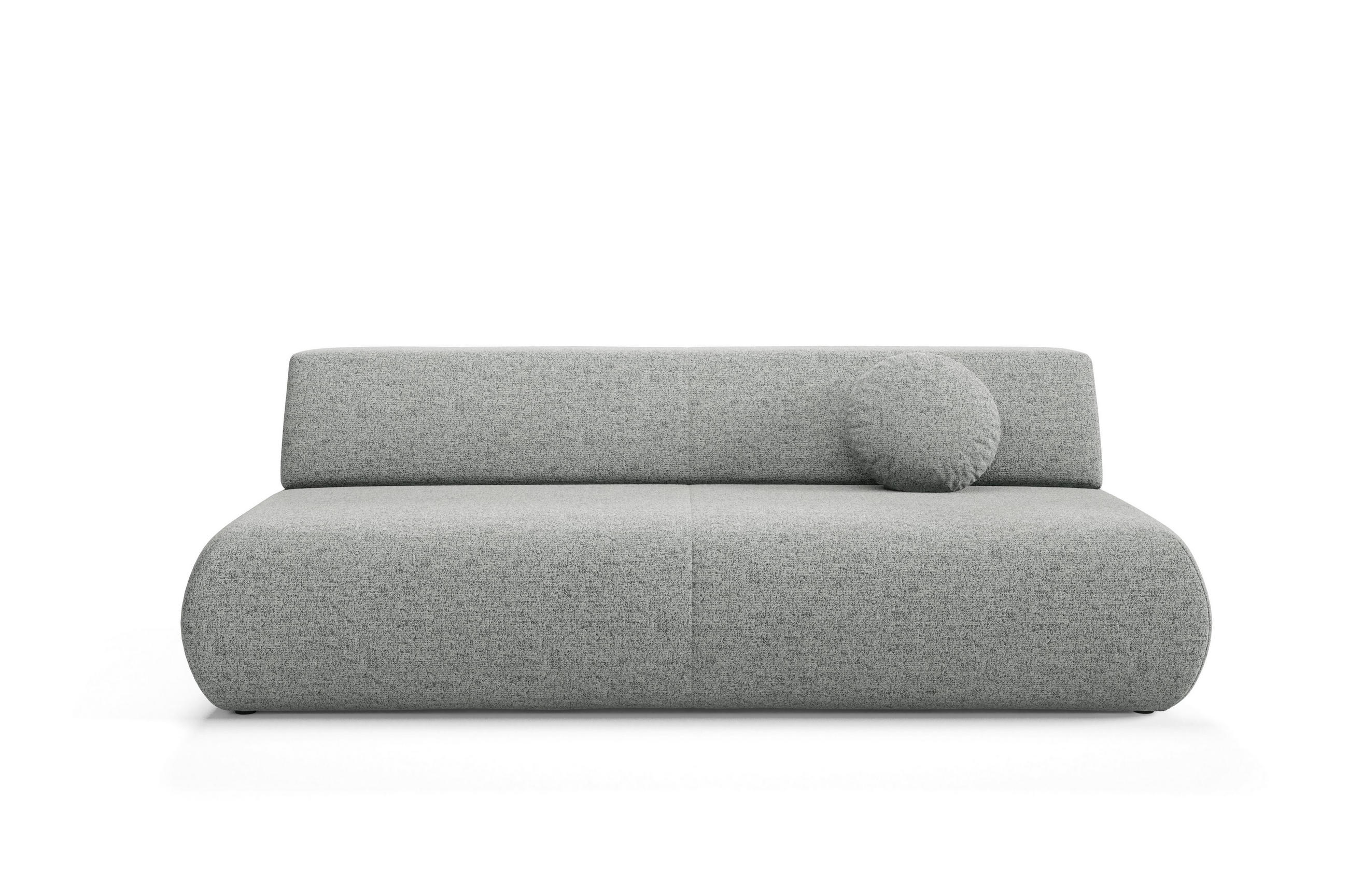 Masseno Bettsofa Grau 214x74x100 cm