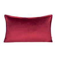 KISSENHÜLLE Samt&Sonders karmin-rot 50/30 cm - Rot, Textil (30/50cm) - beties Heimtextil