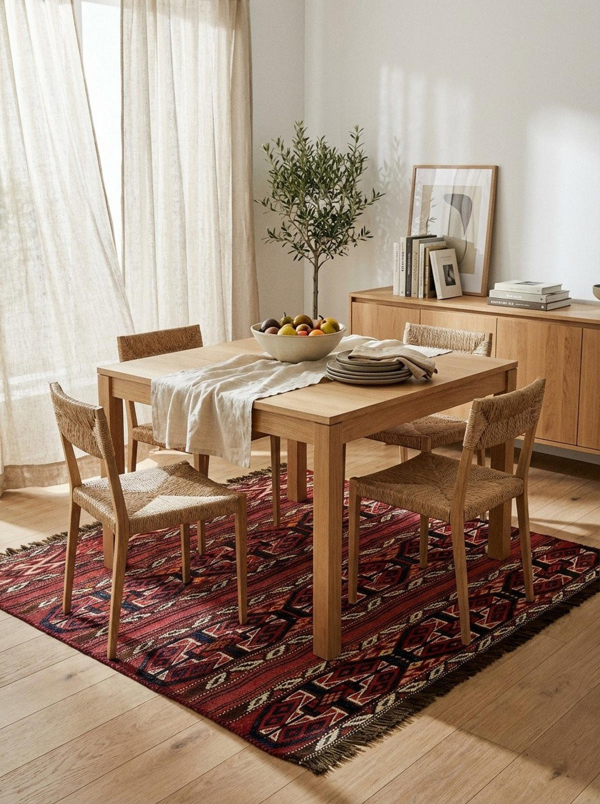 HANDWEBTEPPICH Sumak Shahsavan Mehrfarbig 81/85 cm Schurwolle - Multicolor, Textil (85/81cm) - Looma