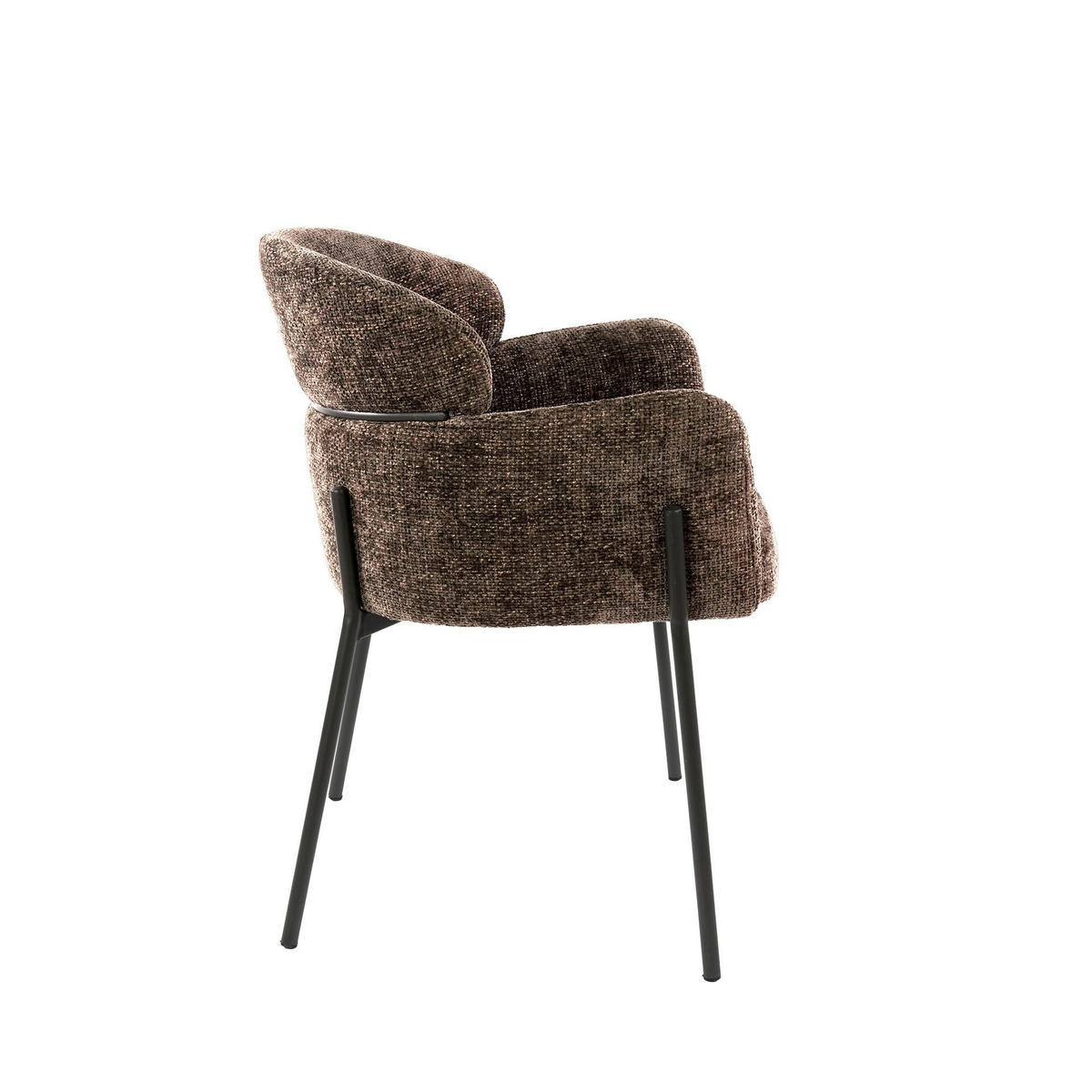 SESSEL Curva - Taupe - 61/62/80 cm - 2er-Set - Taupe, Textil (62/80/61cm) - Hoyz Collection
