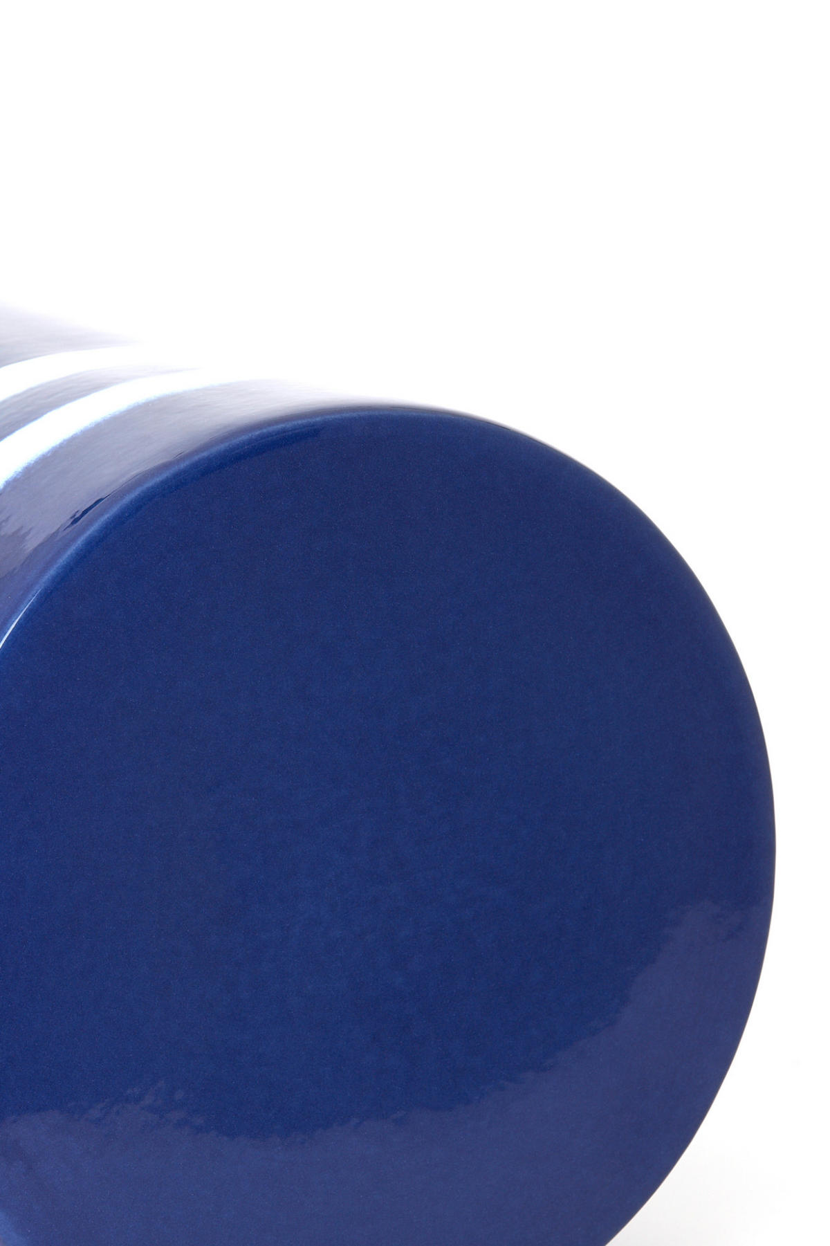 BEISTELLTISCH Mooca Blau Ø33/44 cm - Blau, Keramik (33/33/44cm) - Light & Living