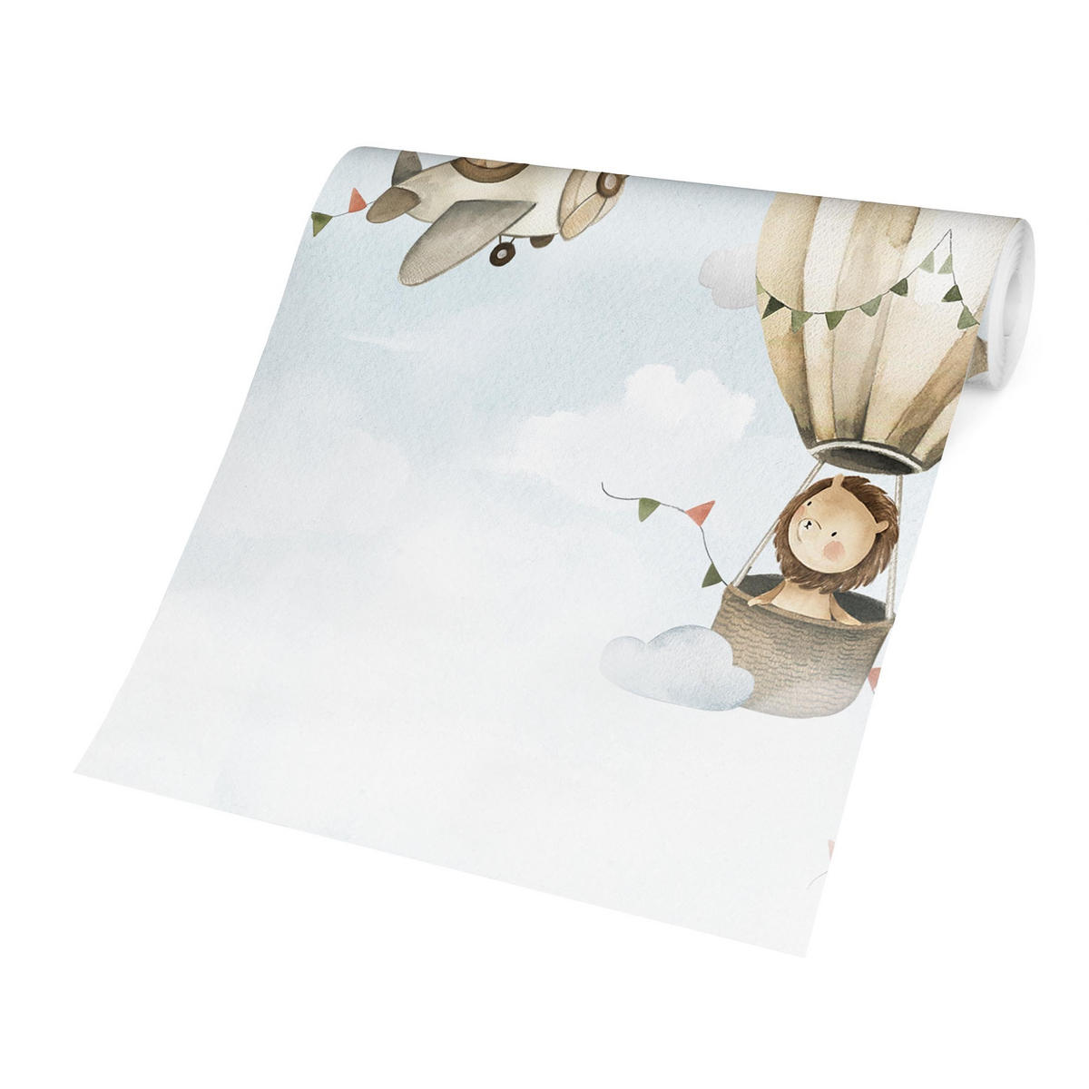 FOTOTAPETE Tropischer Flug 384/255 cm - Multicolor, Papier (384/255cm) - Bilderwelten