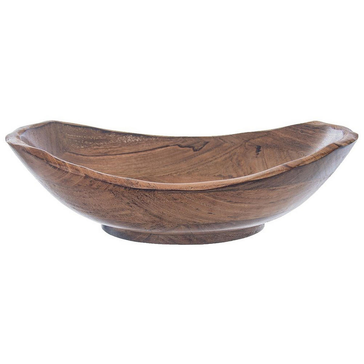 HOLZSCHALE MANGO Braun - Braun, Holz (30/27.5/12cm) - Orion 