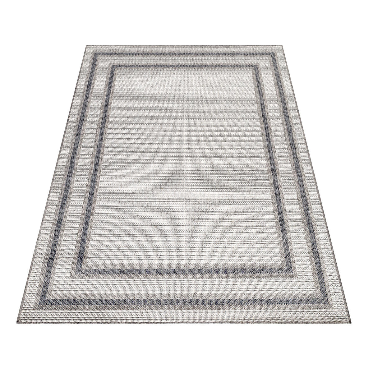 OUTDOORTEPPICH LIRIA, mit Bordüre, Creme, 240 x 340 cm - Beige, Textil (340/240cm) - KADIMA DESIGN