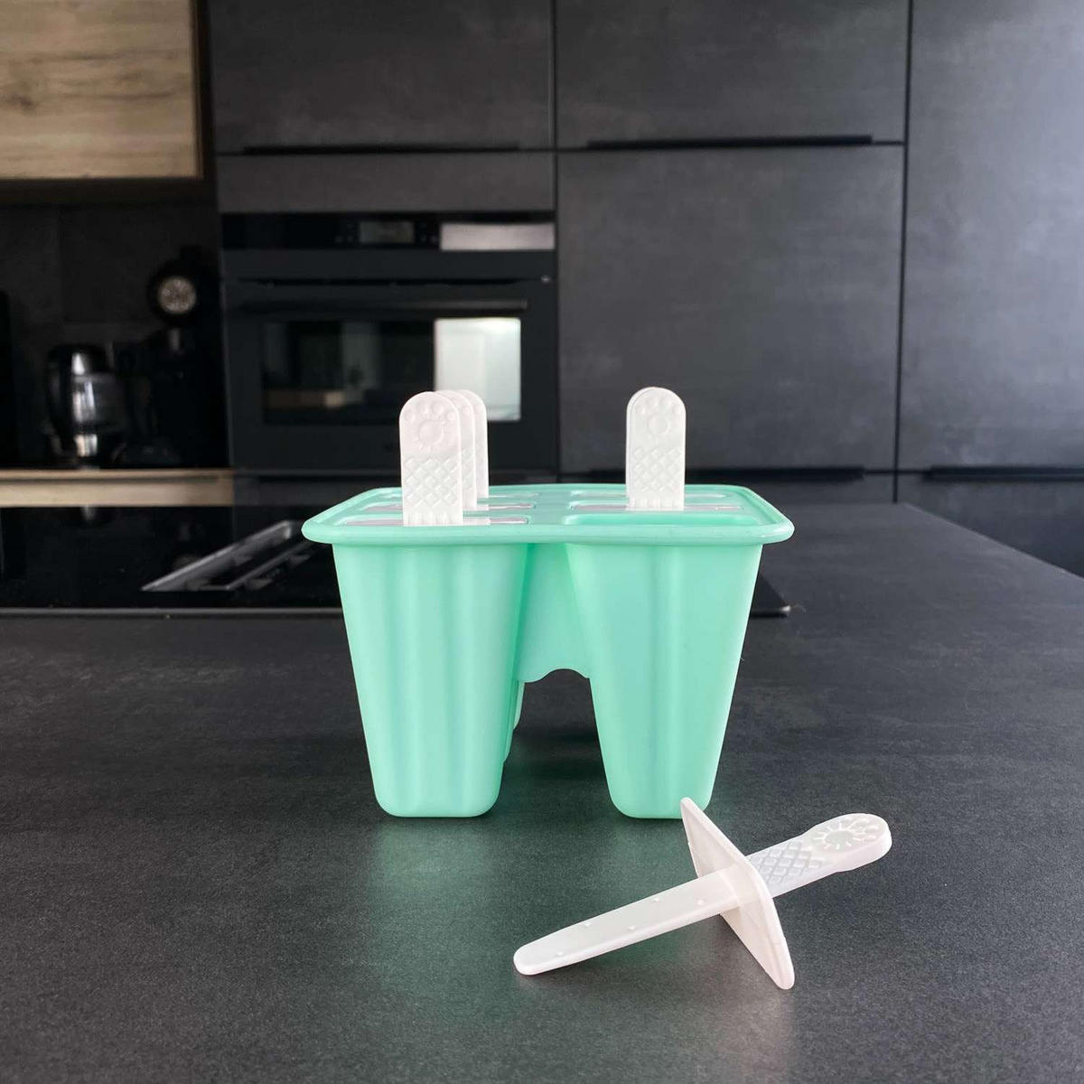 EISCREME FORM - Grün, Kunststoff (12/9/14cm) - Intirilife