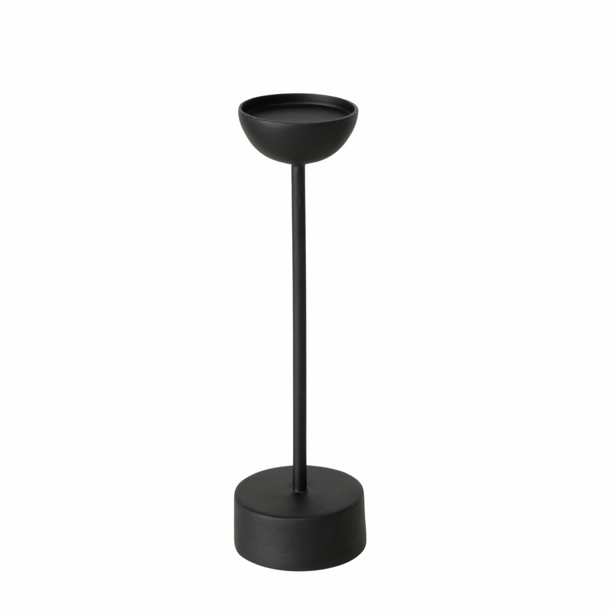 KERZENHALTER Metall Vimo 30,5 cm - Schwarz, Metall (9/30.5/9cm) - Boltze Home