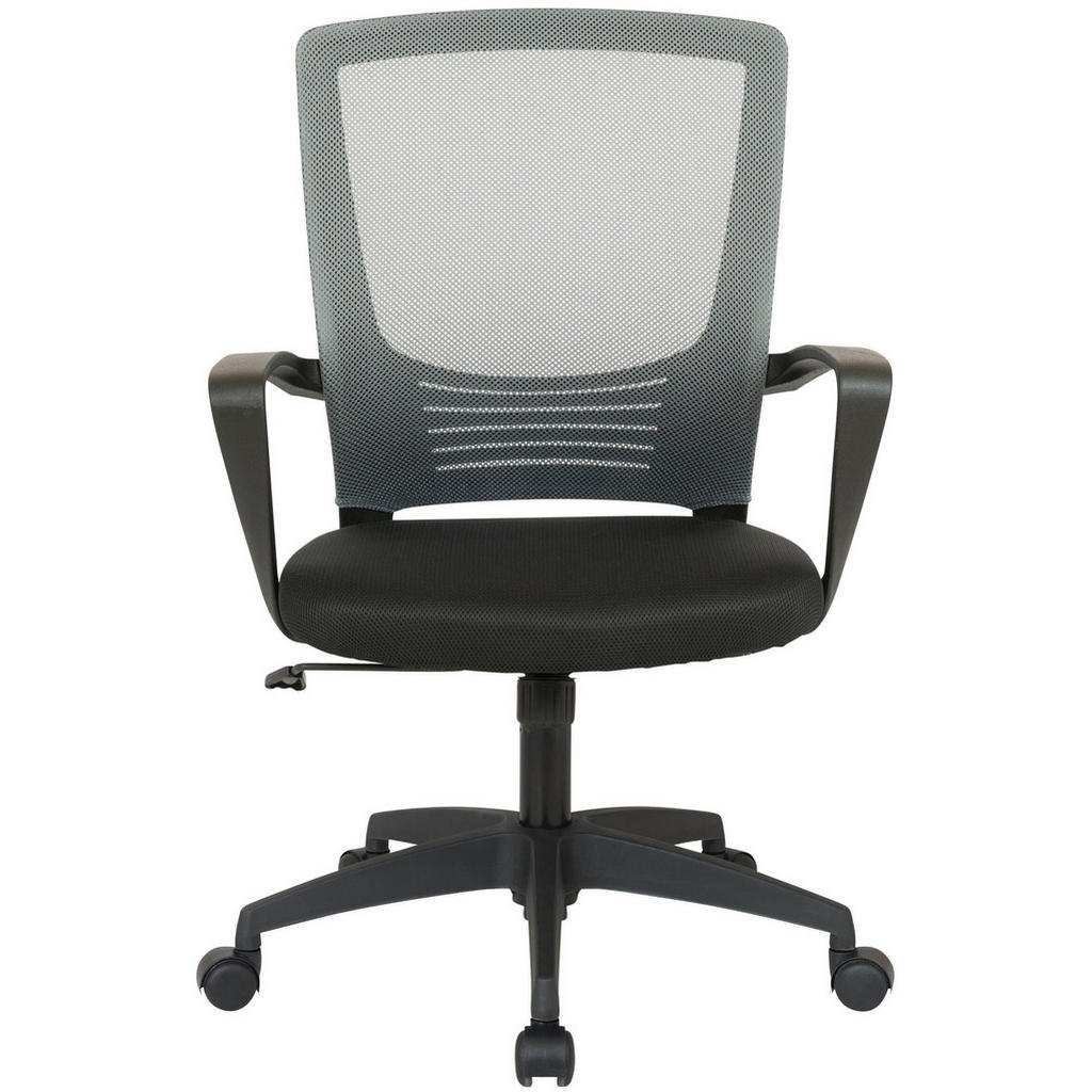 Thumbnail - TPFLiving Bürostuhl, Grau, Textil, 53x101x53 cm, Arbeitszimmer, Bürostühle, Drehstühle