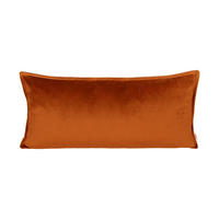 KISSENHÜLLE Samt&Sonders rost-orange 30/70 cm - Dunkelorange, Textil (30/70cm) - beties Heimtextil