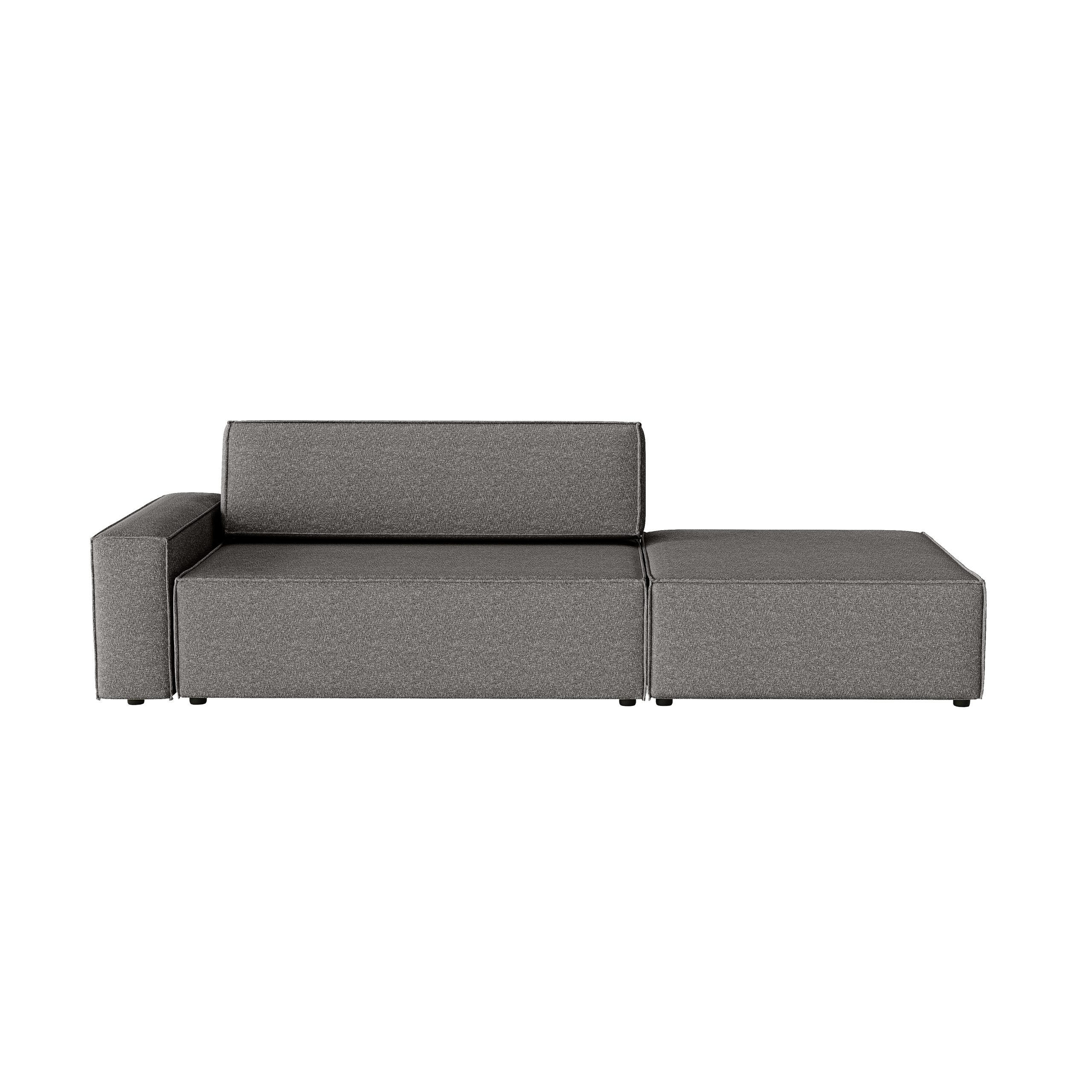Fedve Schlafsofa Graphit 263x70x100 cm
