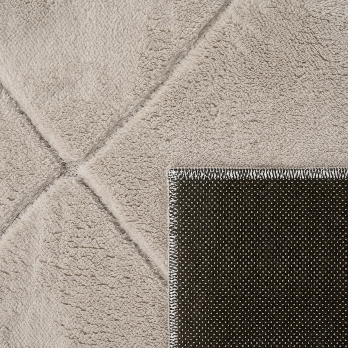 KURZFLORTEPPICH 120/160 cm Utrecht 641 - Creme, Textil (120/160cm) - Paco Home