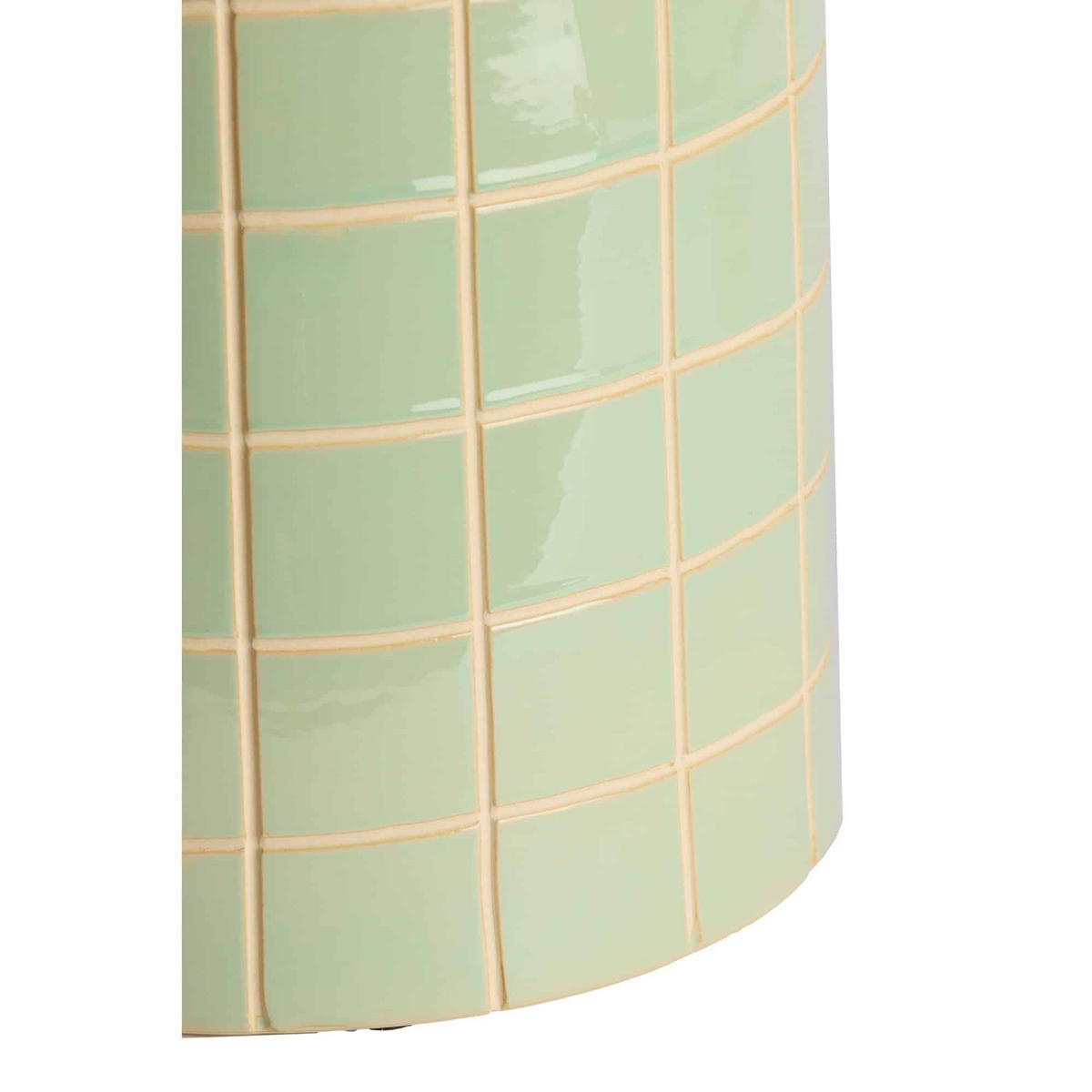BEISTELLTISCH Maucho Grün 42/42/34 cm - Grün, Keramik (42/42/34cm) - Light & Living