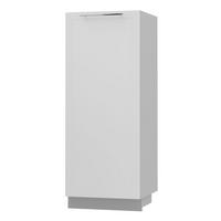 GESCHIRRSCHRANK Kvantum D5D/60/154 Weiß Matt / Grau Matt 60 / 59 / 154cm - Weiß/Grau, Holz/Holzwerkstoff (60/154/59cm) - Feldmann-Wohnen