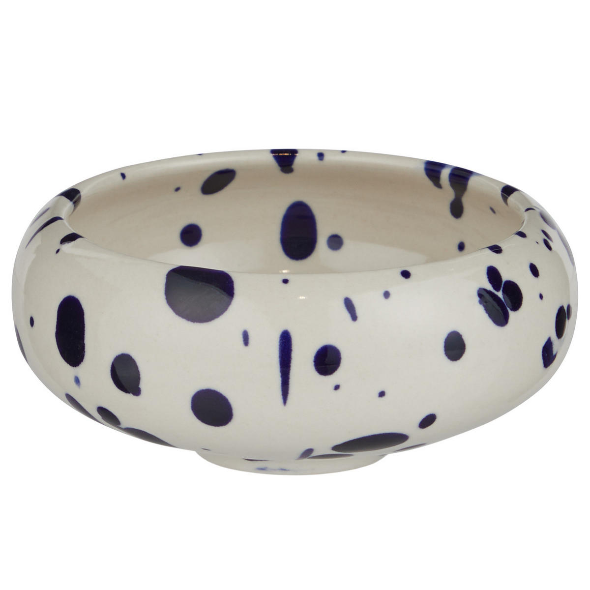 DIPSCHALE Boogy Splash 7cm - Dunkelblau, Keramik (9/9/3.5cm) - Butlers