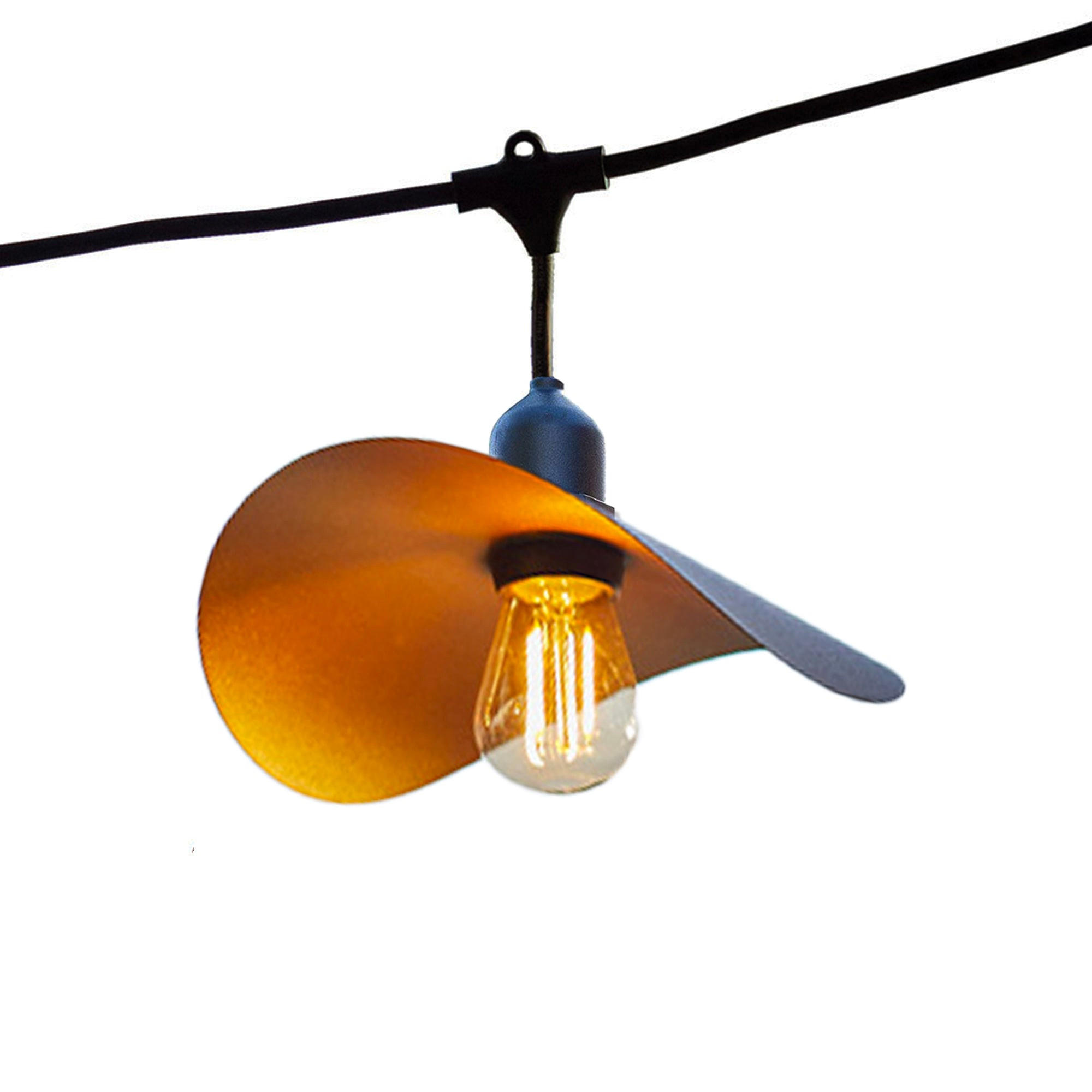 LICHTERKETTE HAT LIGHT schwarz - Schwarz, Metall (600cm) - Lumisky