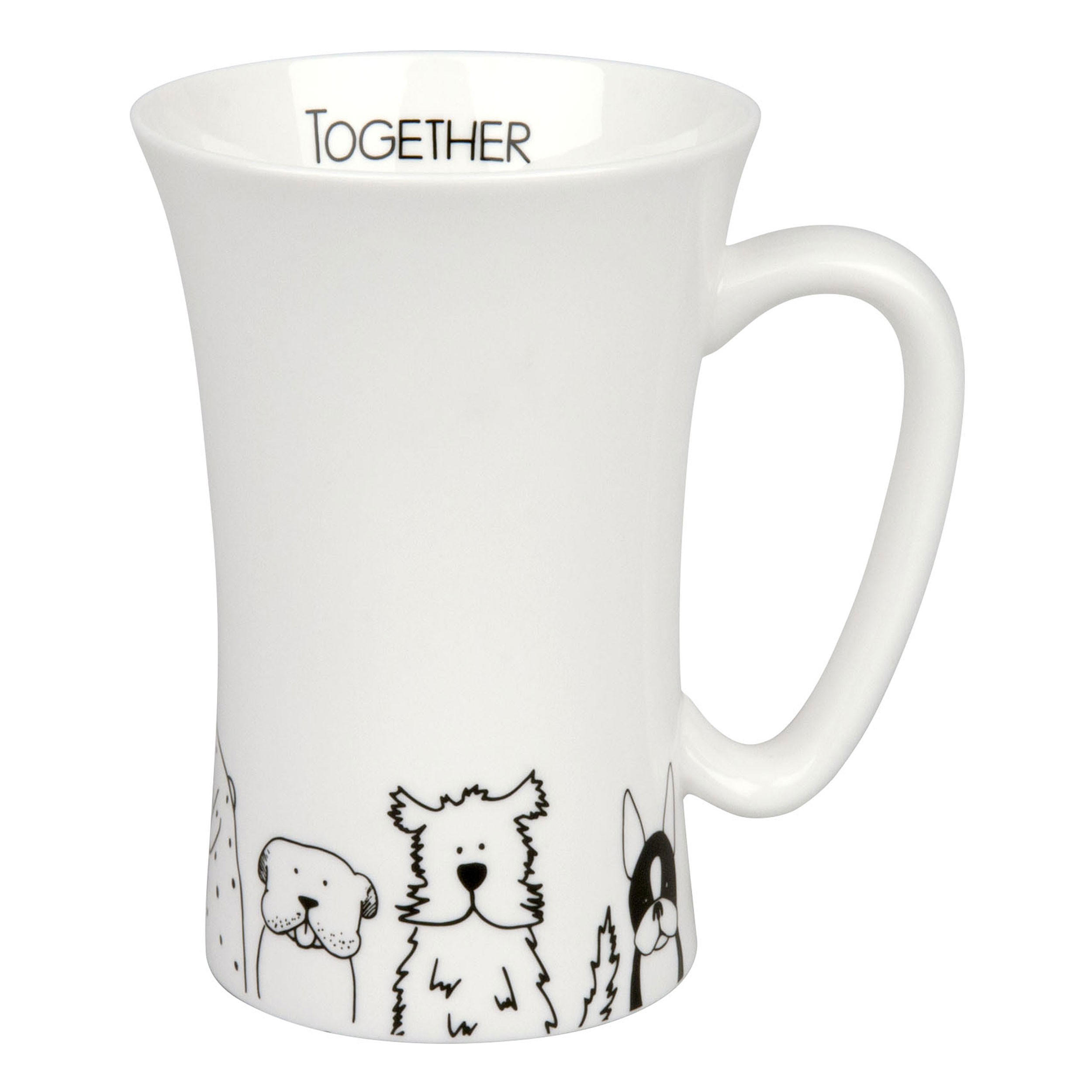 MEGA MUG Funny Dogs - Naturfarben, Keramik (0.63L) - Könitz