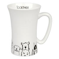 MEGA MUG Funny Dogs - Naturfarben, Keramik (0.63L) - Könitz