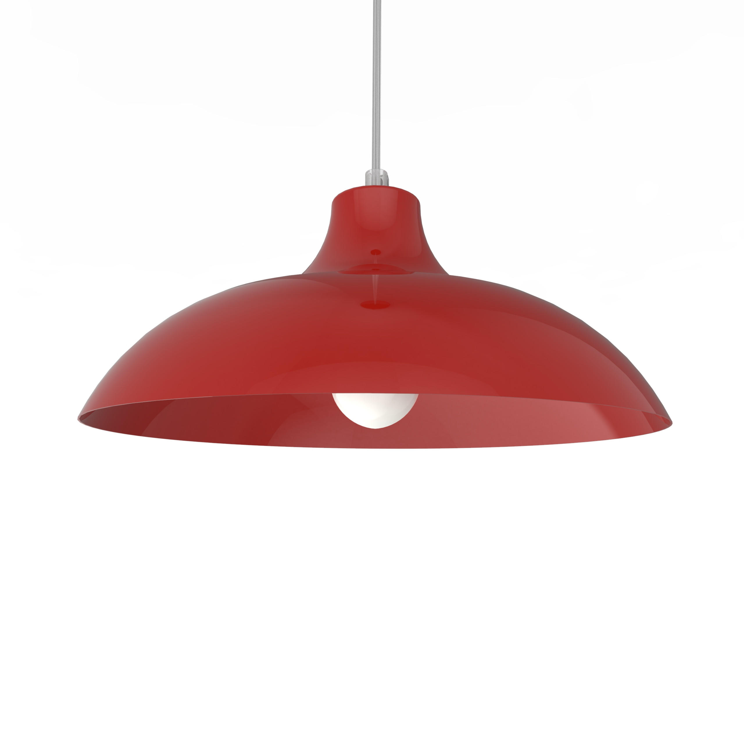 HÄNGELEUCHTE - Rot, Metall (40/40/17cm) - Lumicom