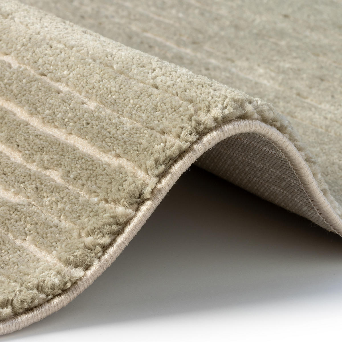 GLANZEFFEKT-TEPPICH Grün 80x200 cm - Grün, Textil (80/200cm) - Tesso Living