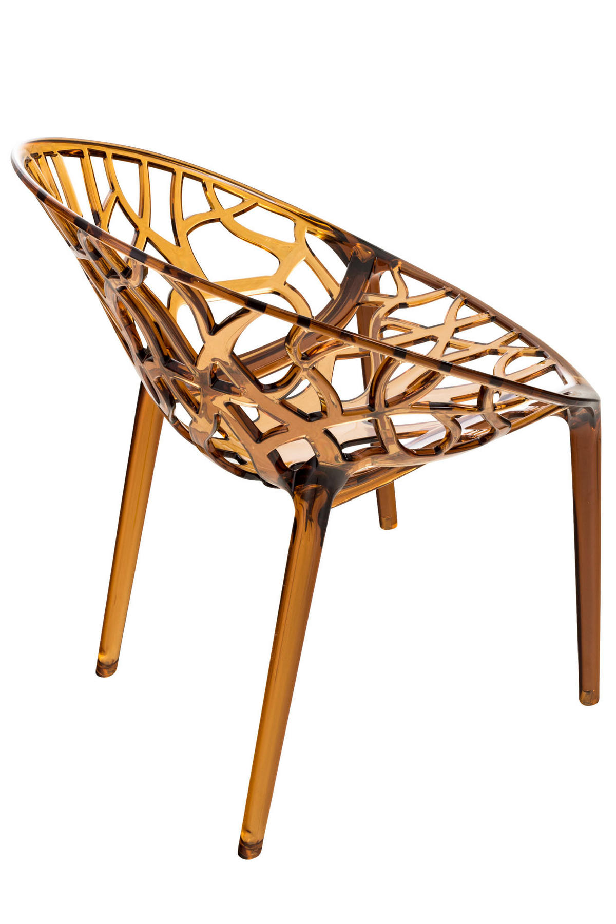 GARTENSTUHL Kunststoff bernstein - Bernsteinfarben, Kunststoff (59/80/60cm) - CLP