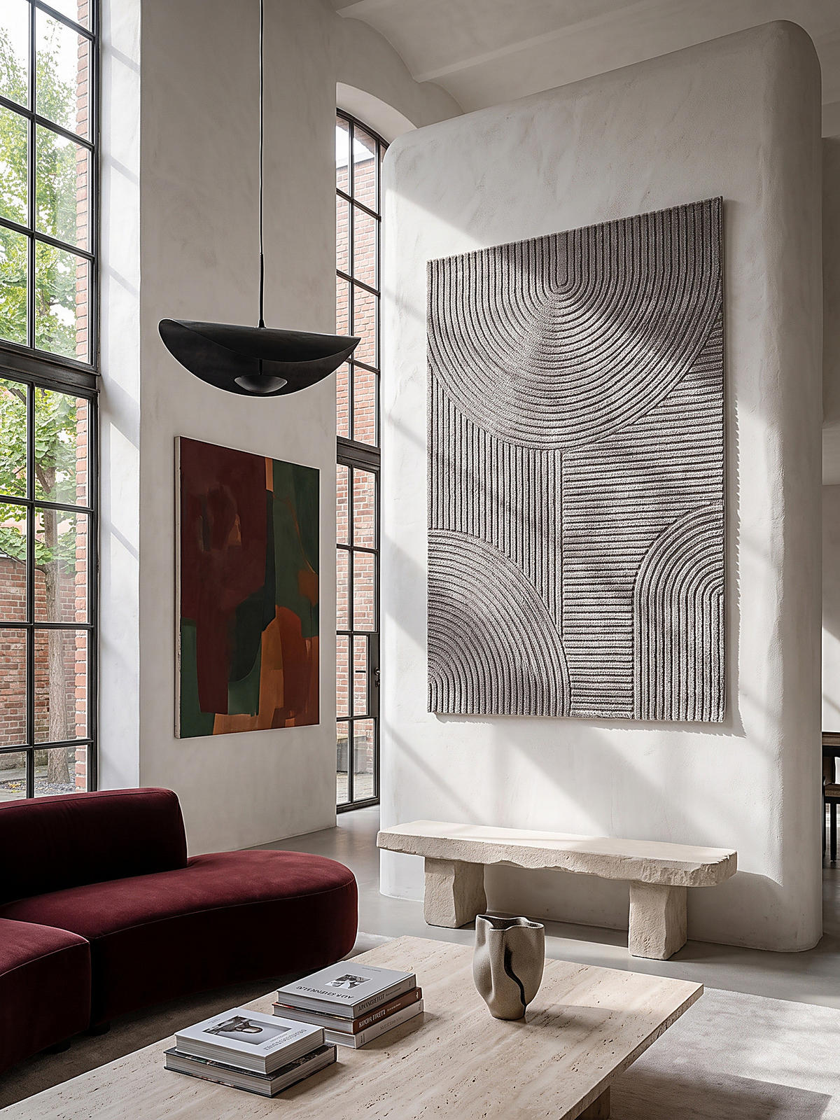 TEPPICH Kurzflor CETINA Geometrisch Polypropylen-Polyester Grau 240 x 340 cm - Grau, Textil (240/340cm) - KADIMA DESIGN
