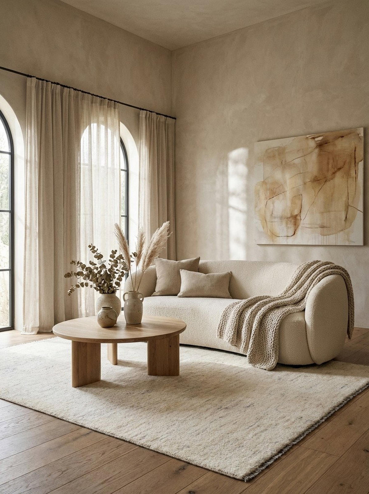 TEPPICH Gabbeh Beige 204/157 cm Schurwolle - Beige, Textil (157/204cm) - Looma