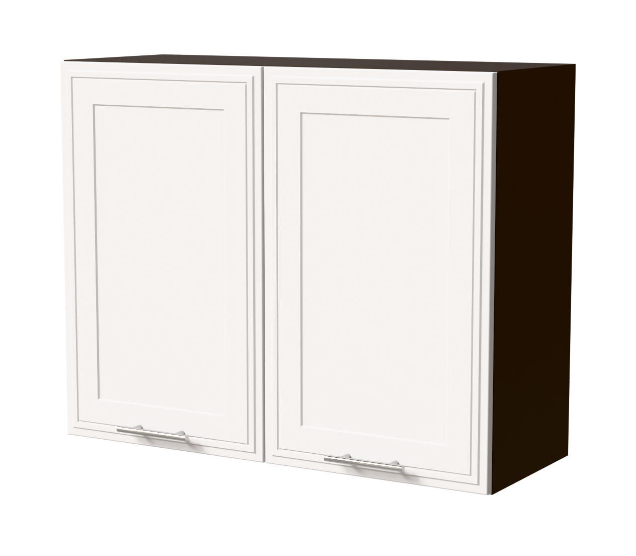 HÄNGESCHRANK Salo W3/90 Lava / Weiß Matt 90 / 32,5 / 72cm - Dunkelgrau/Weiß, Holz/Holzwerkstoff (90/72/32.5cm) - Feldmann-Wohnen