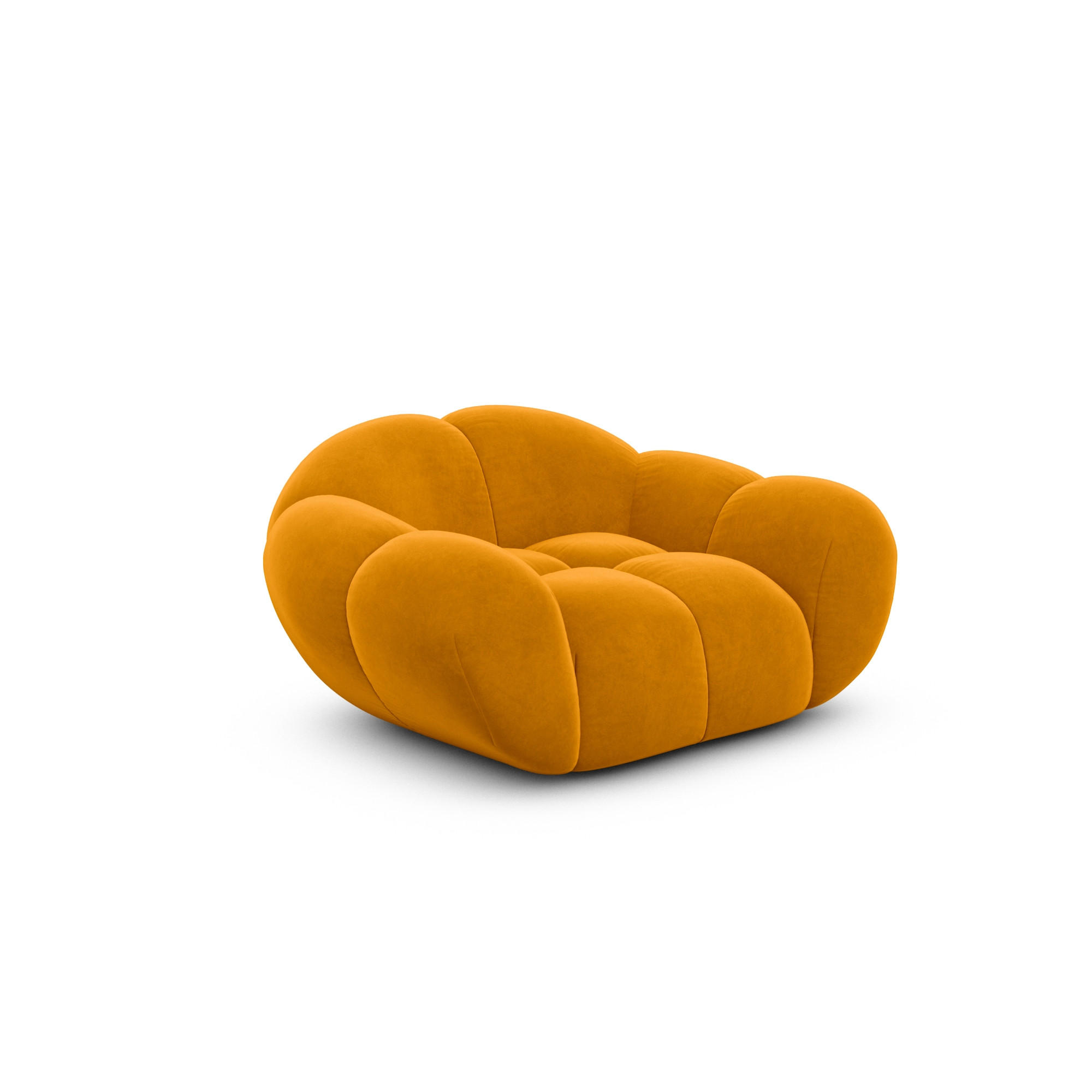 Varoyal Sessel Currygelb 135x70x93 cm
