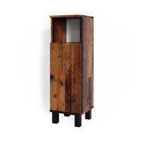 MIDISCHRANK Fynn Eiche rustikal 30 x 95 cm - Wildeiche, Holzwerkstoff (30/95/30cm) - Vicco