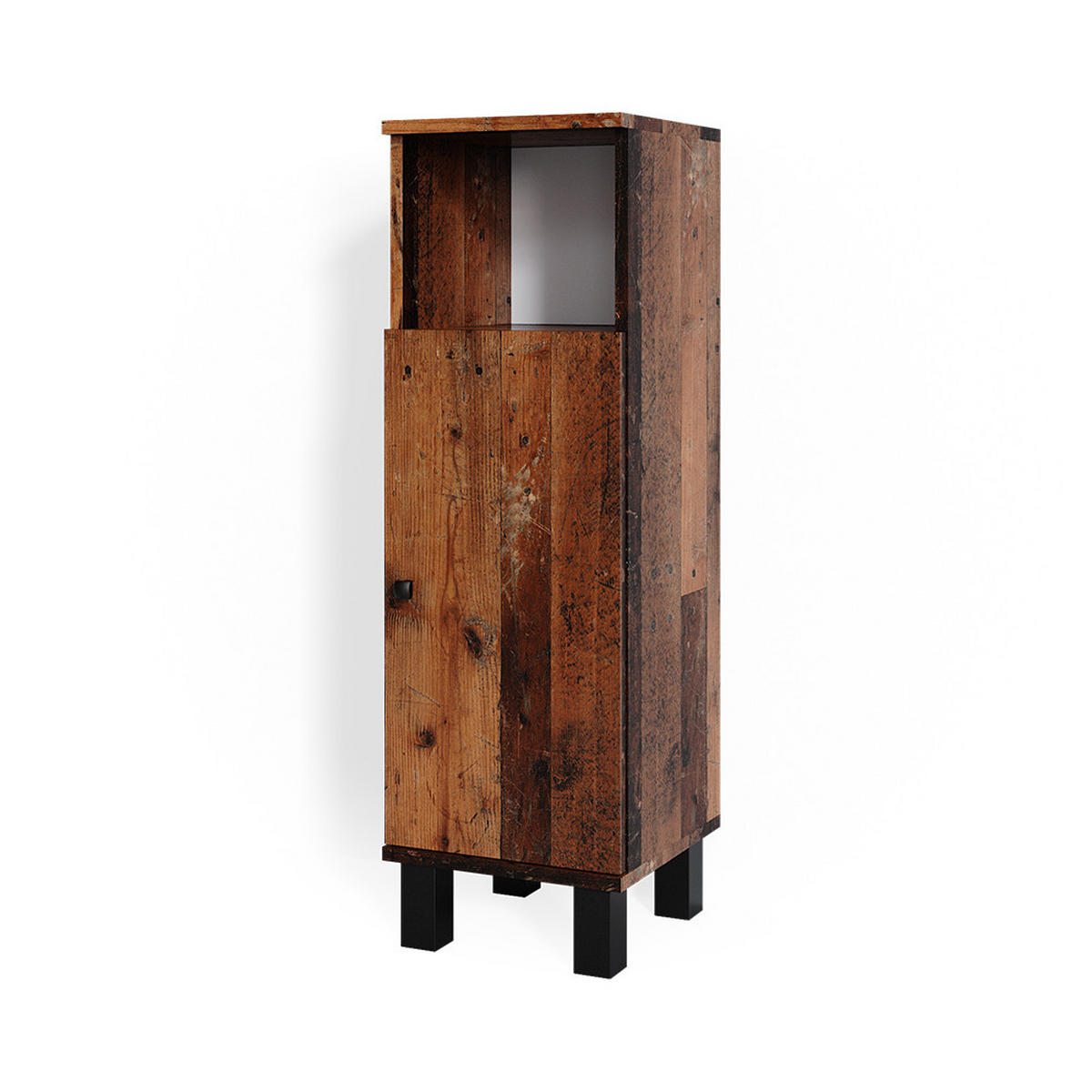 MIDISCHRANK Fynn Eiche rustikal 30 x 95 cm - Wildeiche, Holzwerkstoff (30/95/30cm) - Vicco